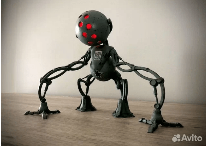 Модель робота Беляша сделанная из фотополимерной смолы