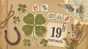 Гороскоп удачи на 19 сентября: день ангельского числа 9/19 — у этих пяти знаков тяжёлый труд наконец окупится Иллюстрация в стиле скрап-букинга для гороскопа удачи на 19 сентября