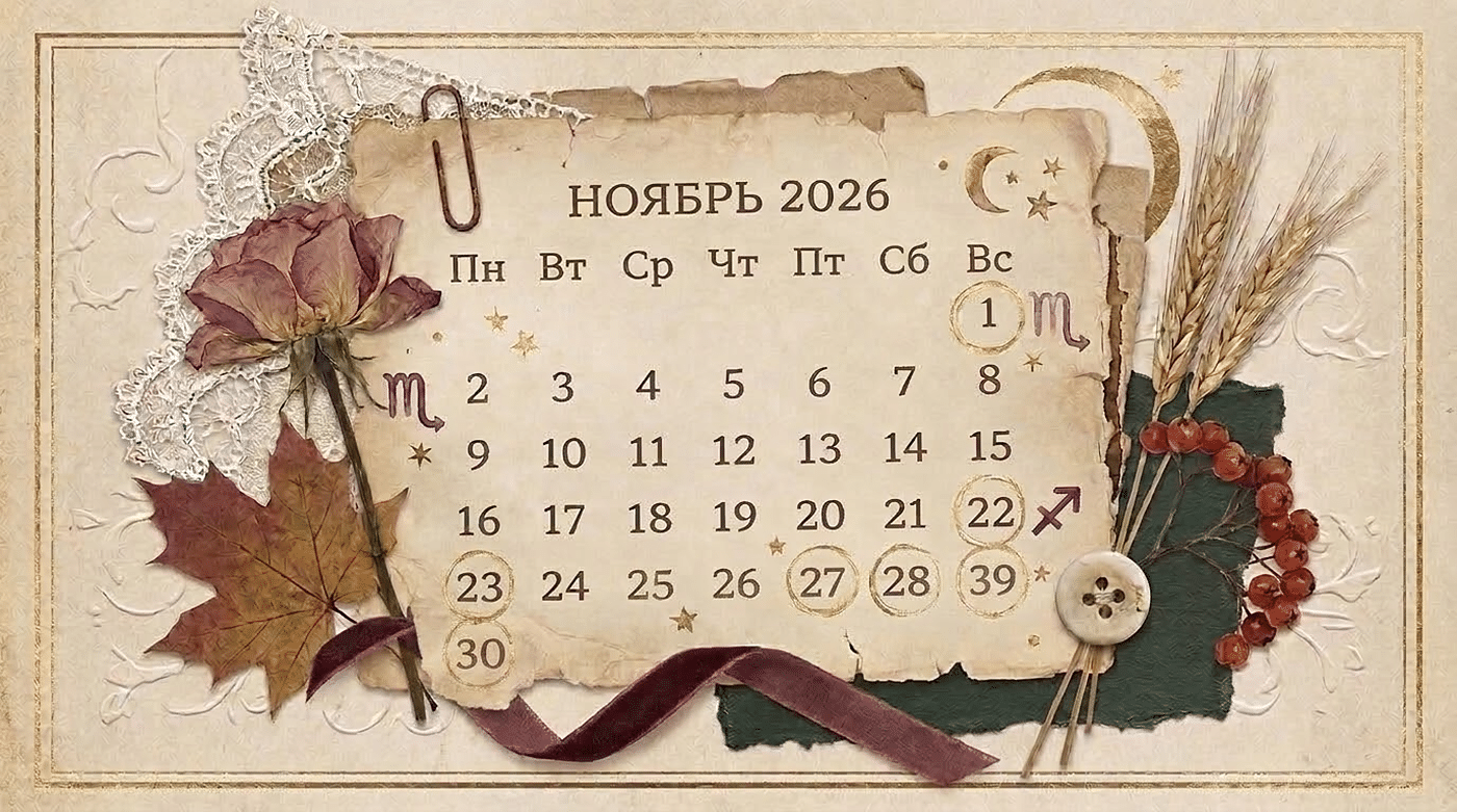 Самый удачный день ноября 2026 года: когда всё встанет на свои места